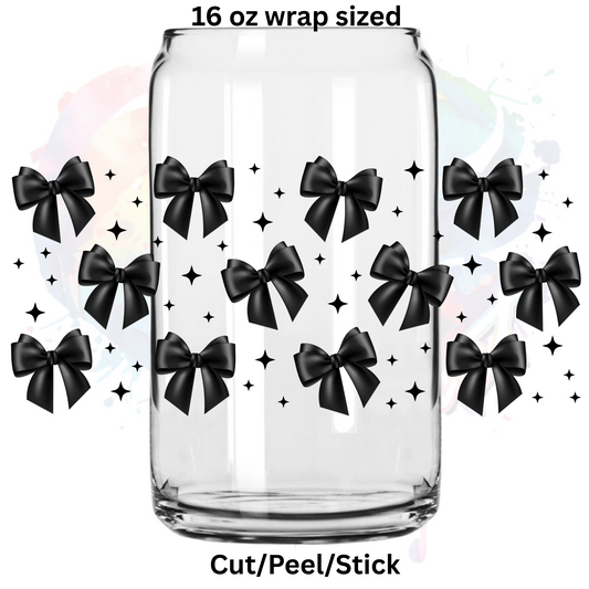 Black Bows 1 UV  DTF Wrap
