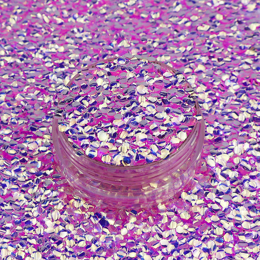 Bubble Gum  Chunky Bubble  Glitter Mix