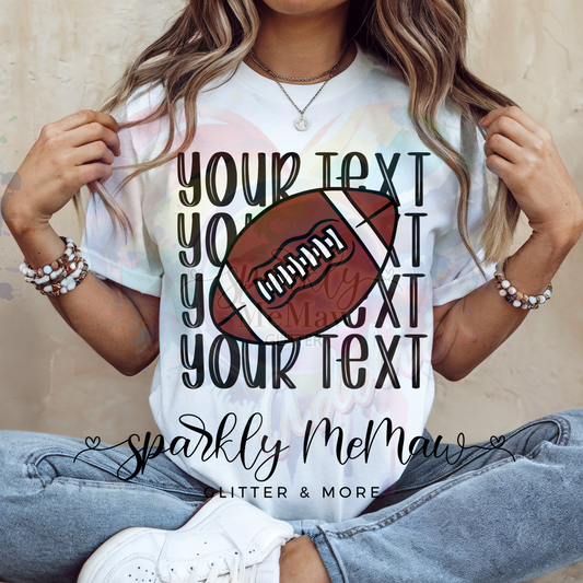 Your Text Your Colors  Ready to Press DTF Transfer (Fabrics only)