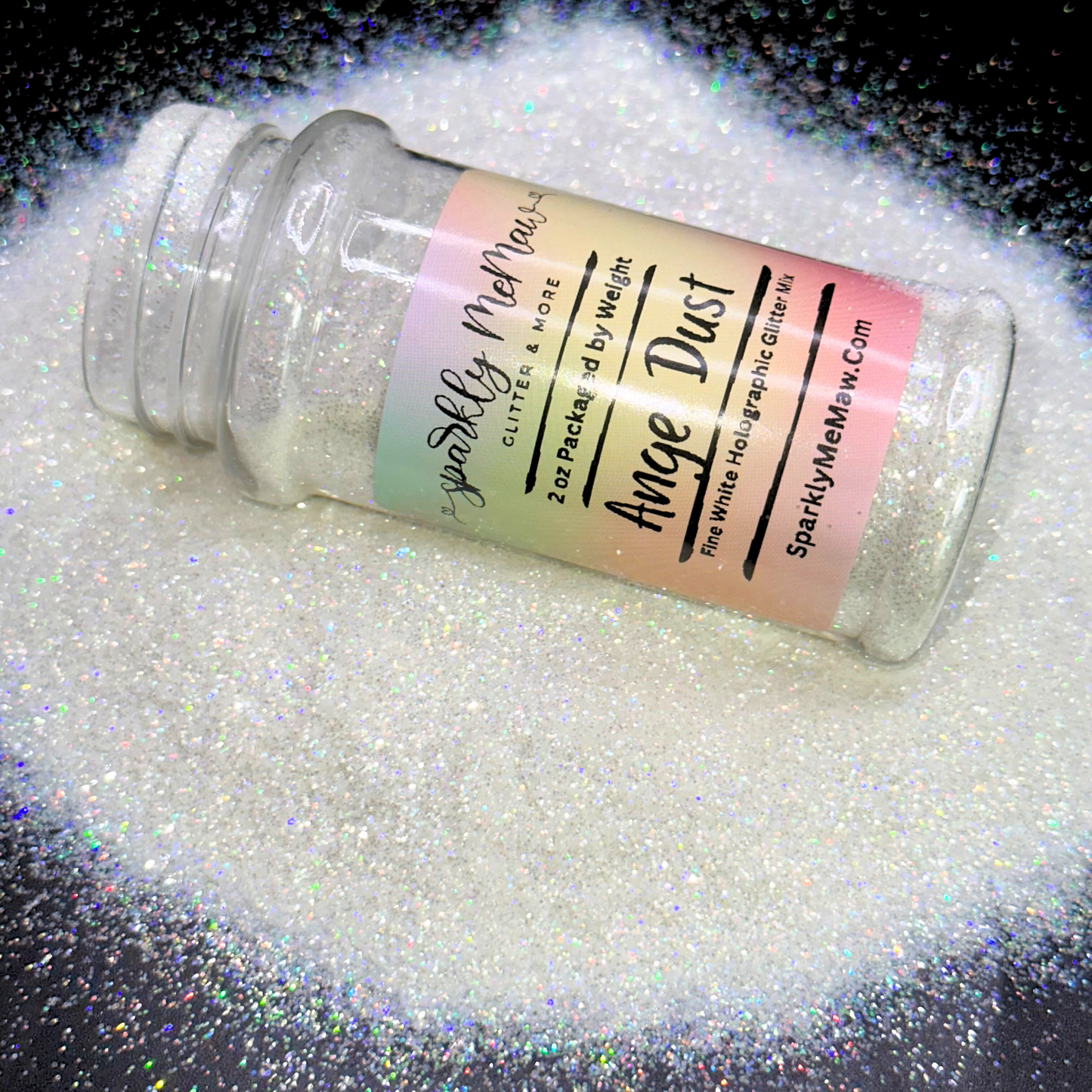 Angel Dust Holographic White Fine Glitter Mix