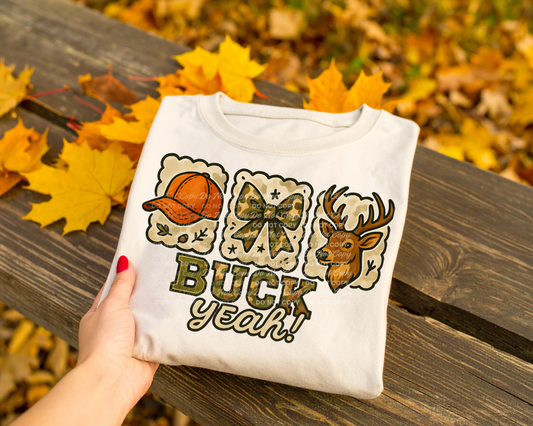 Buck Yeah DTF Transfer (Fabrics)