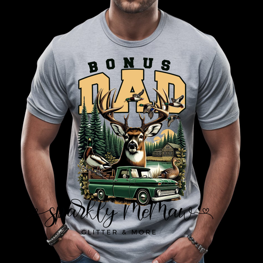 bonus dad hunting (1) DTF Transfer