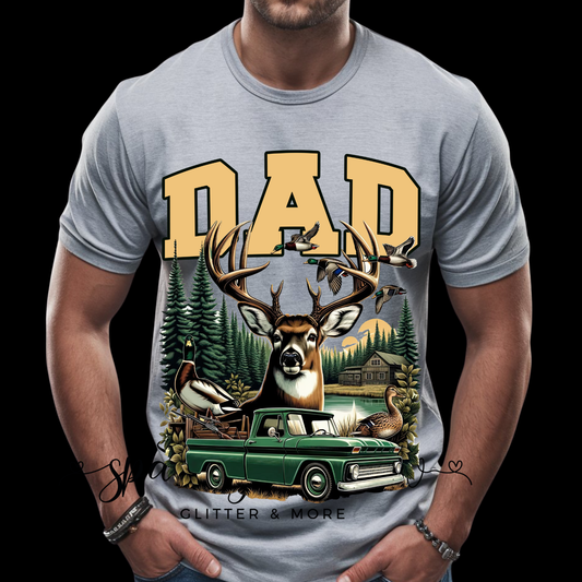 dad hunting (1) DTF Transfer (Fabrics)