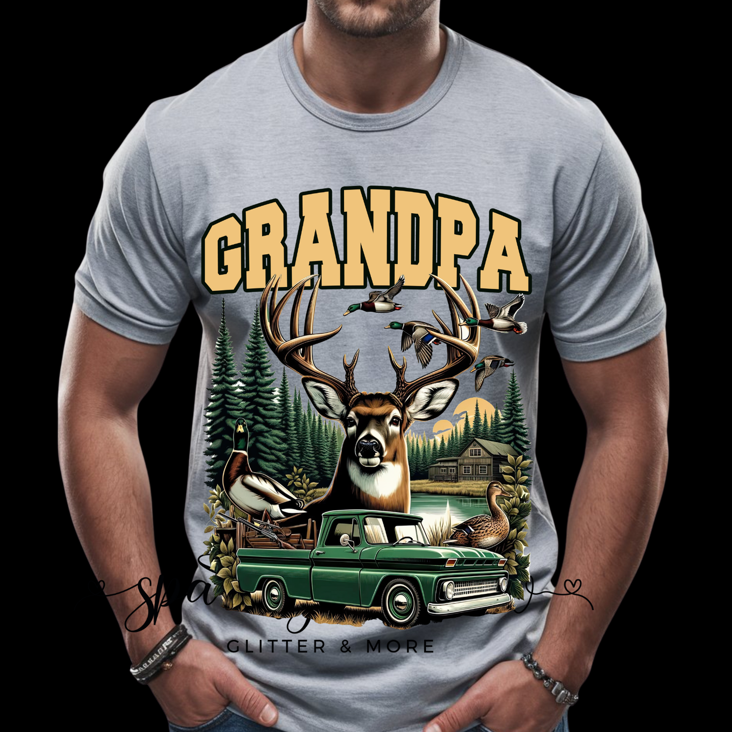 grandpa hunt DTF Transfer (Fabrics)