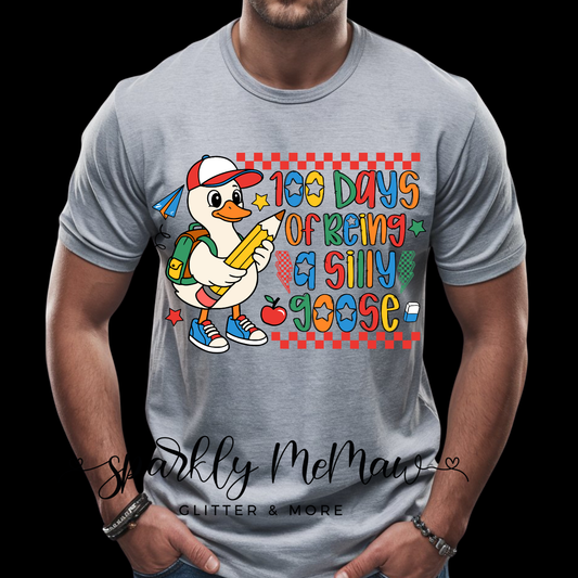 100 days of being a silly goose (boy) DTF Transfer