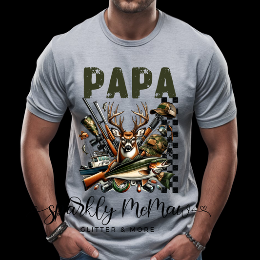 papa hunt DTF Transfer (fabrics)