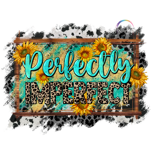 Perfectly Imperfect UV Decal 3x4 inches