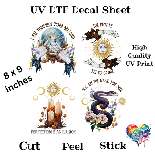 Horoscope UV DTF Element Sheet