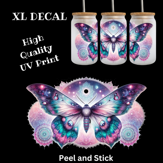 Celestial Moth XL Decal Uv DTF