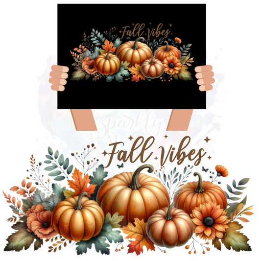 Boho Fall vibes UV DTF Wrap