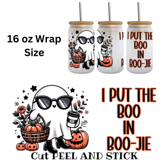 I put the Boo in Boo-Jie UV DTF Wrap