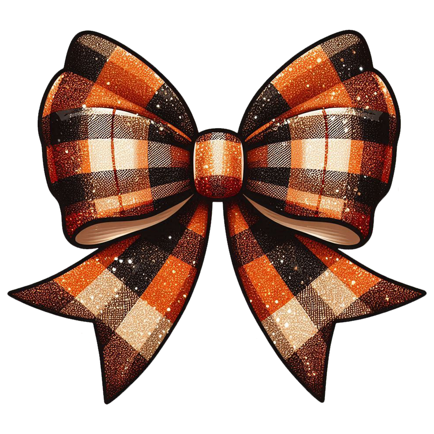 Fall Plaid Bow UV DTF Decal