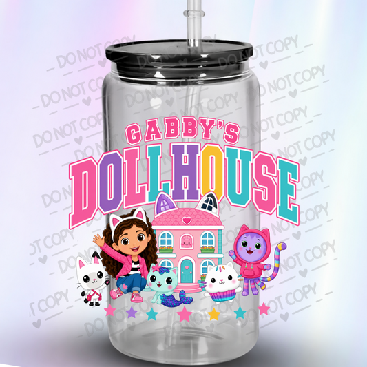 Gabby's Dollhouse Character Group UV DTF Decal