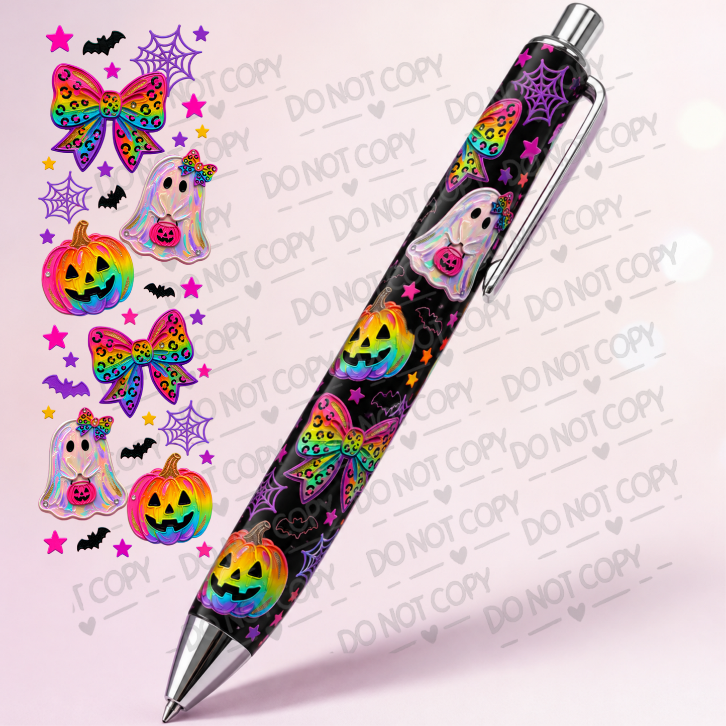 Ghost and Bows pen wrap