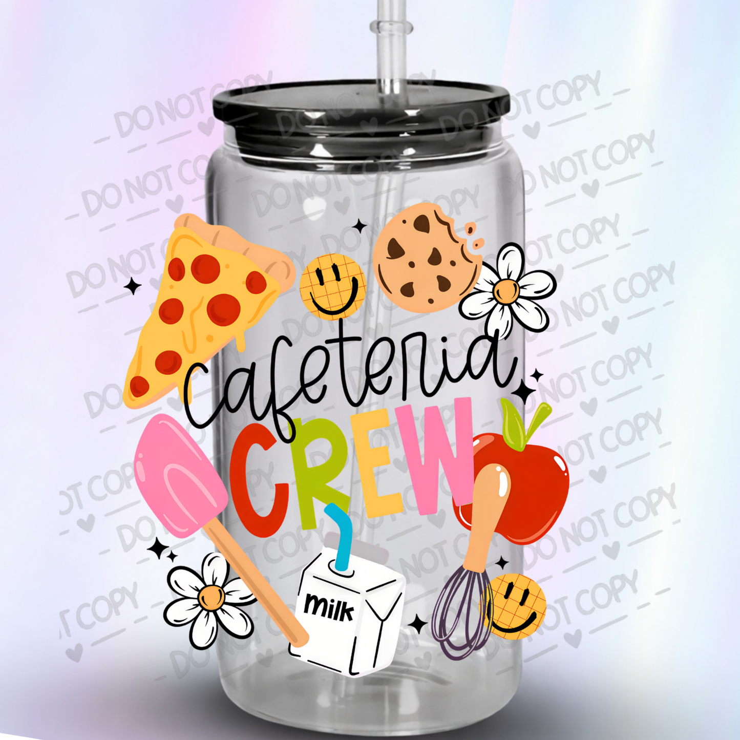 Cafeteria Crew UV DTF Decal