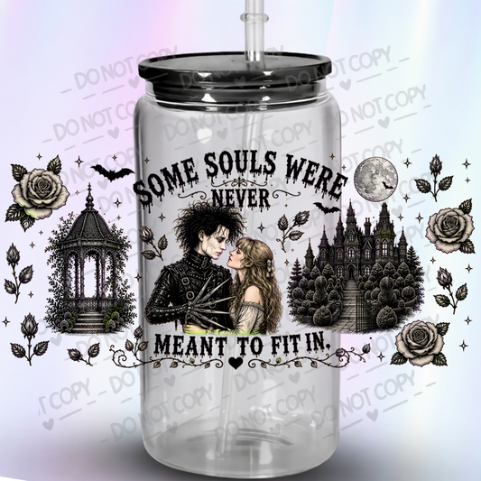 Edward Scissorhands Gothic Romance UV DTF Wrap