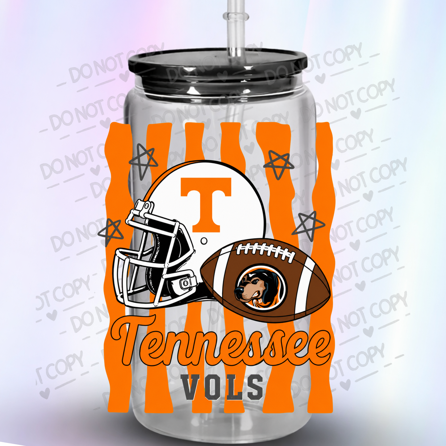 Tennessee Vols Football Helmet UV DTF Decal