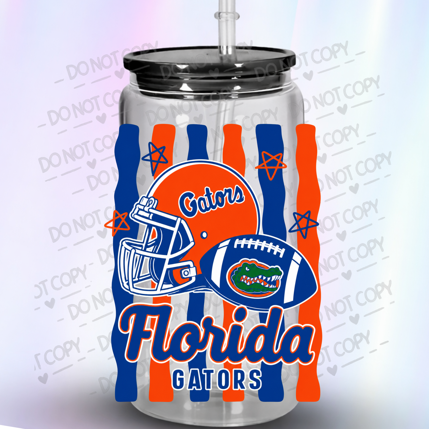 Florida Gators Football Helmet UV DTF Decal
