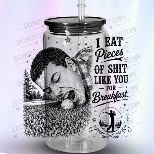 Happy Gilmore Golf Quote UV DTF Decal