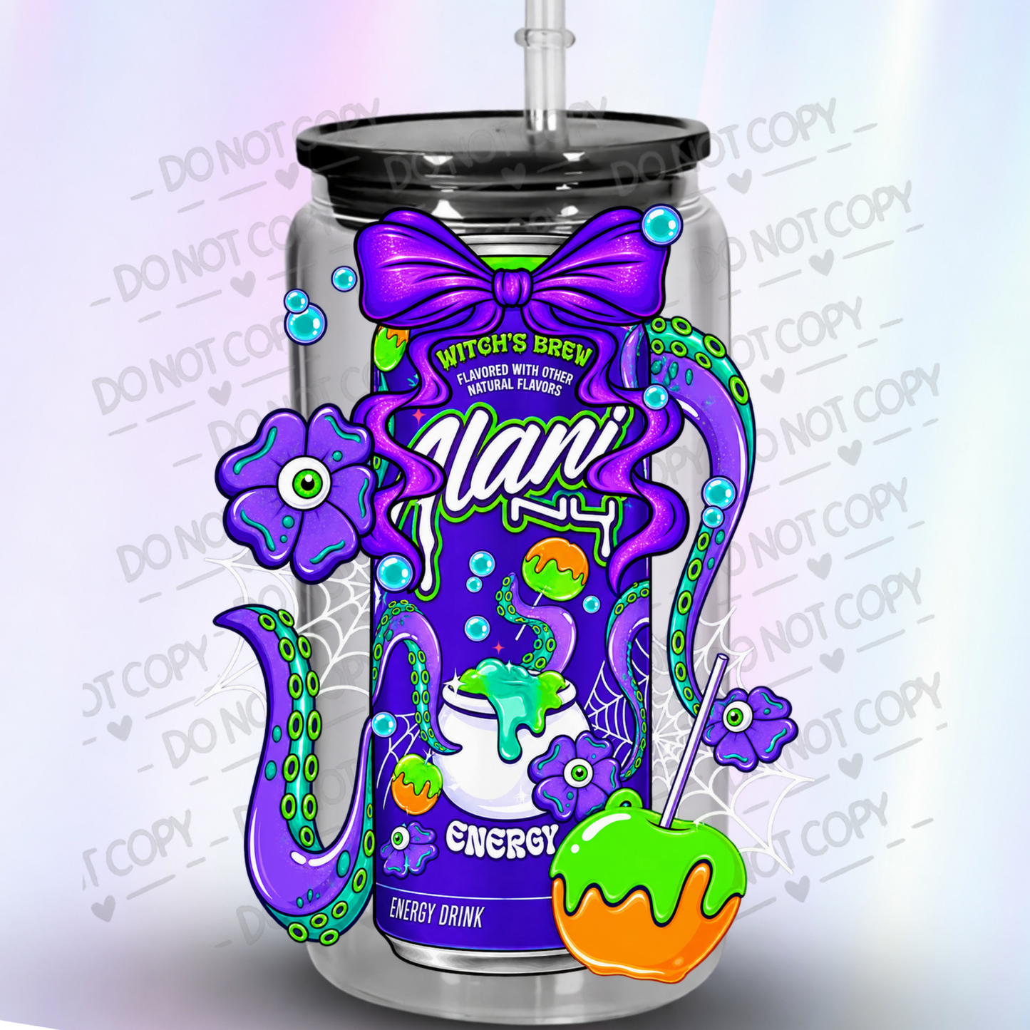 Alani Nu Witch's Brew Halloween UV DTF Decal