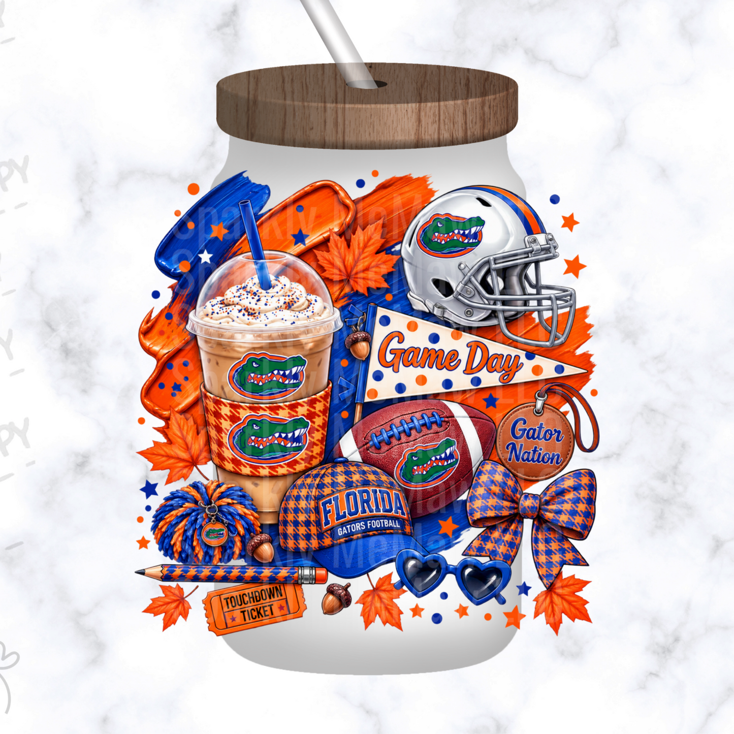 Florida Gators Game Day Collage UV DTF Decal