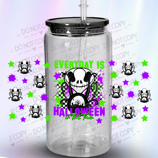 Everyday Is Halloween Town UV DTF Wrap