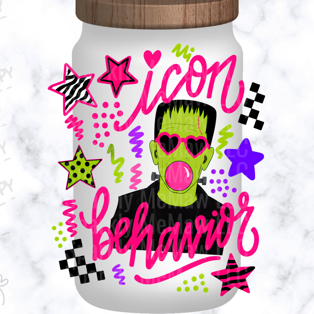 Frankenstein Icon Behavior UV DTF Decal