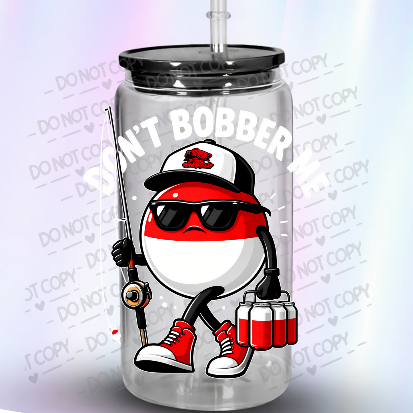 Countryball Fishing UV DTF Decal