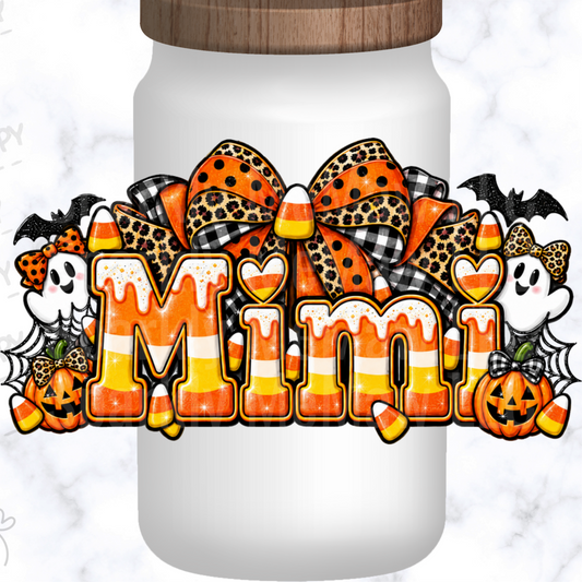 Mimi Halloween Candy Corn UV DTF Decal