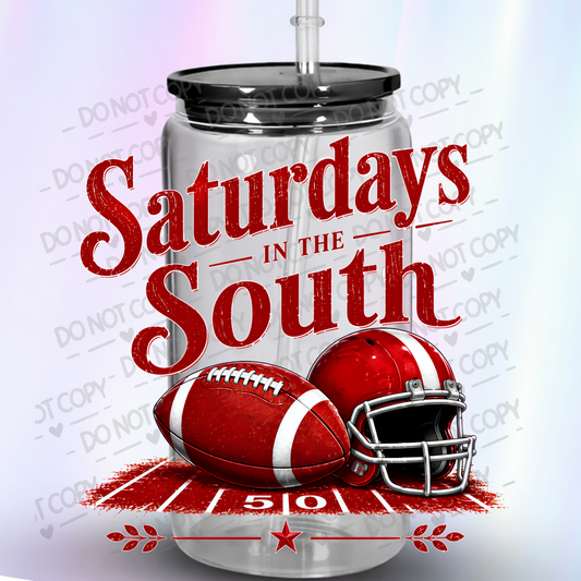 Saturdays In The South UV DTF Decal 2
