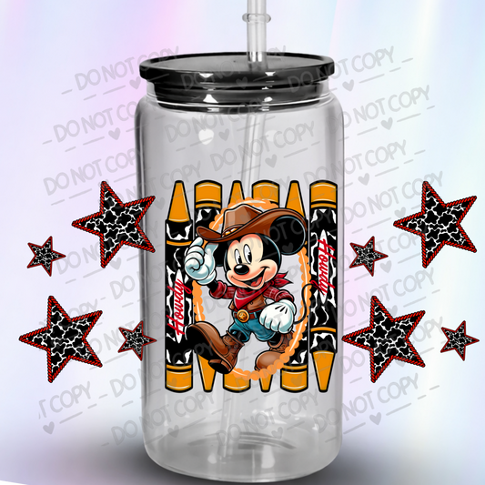 MM Cowboy Howdy UV DTF Wrap
