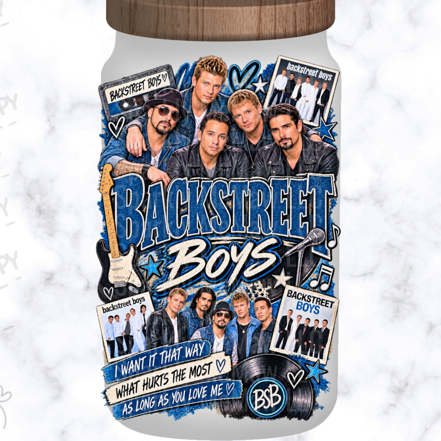 Backstreet Boys Fan Collage UV DTF Decal
