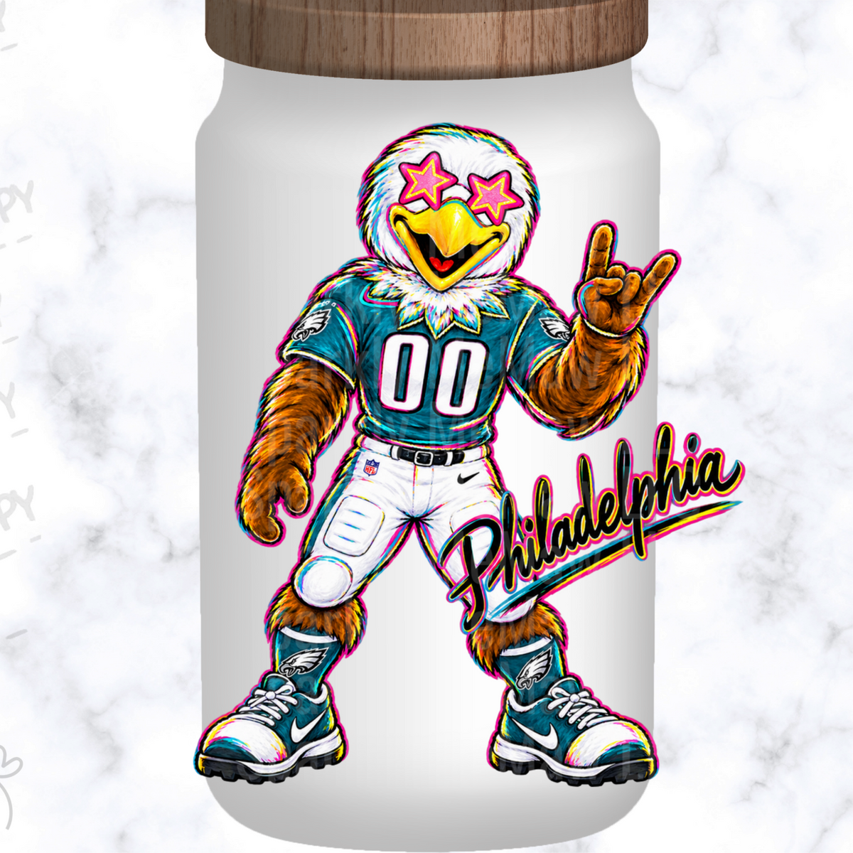 Philadelphia Eagles Swoop Mascot UV DTF Decal