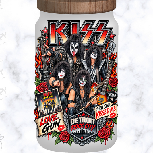 KISS Band Rock Tribute This is a UV DTF Decal