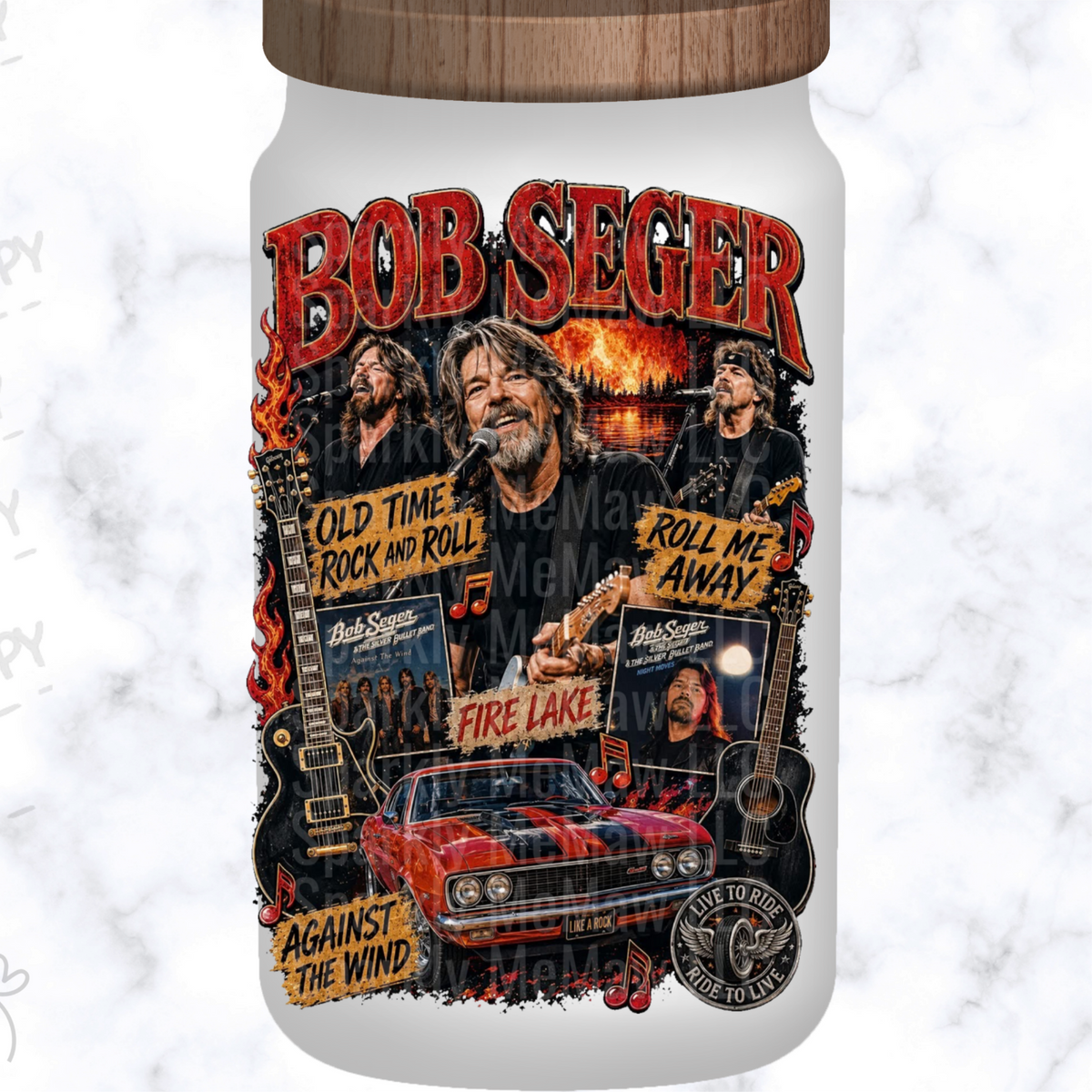 Bob Seger Rock Legend UV DTF Decal