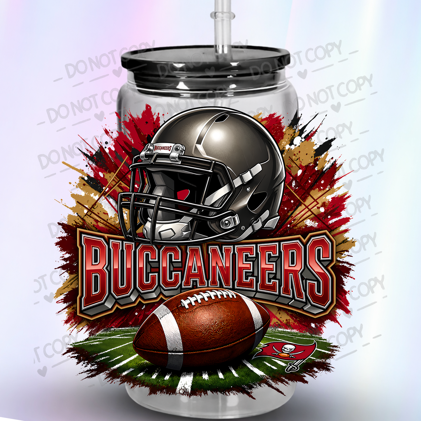 Tampa Bay Buccaneers Helmet Football UV DTF Decal