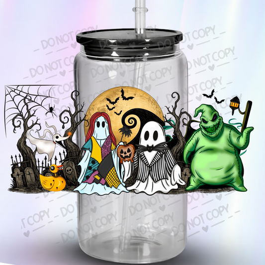 Nightmare Before Christmas Characters UV DTF Wrap