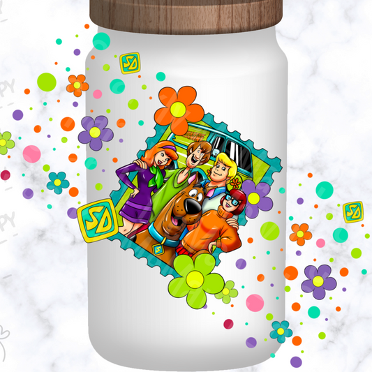 Scooby-Doo Gang Stamp is a UV DTF 16 OZ Wrap
