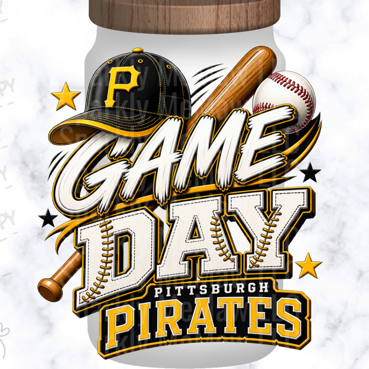 Pittsburgh Pirates Game Day UV DTF Decal