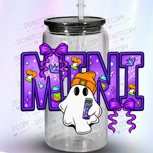 Spooky Ghost Mini Halloween UV DTF Decal