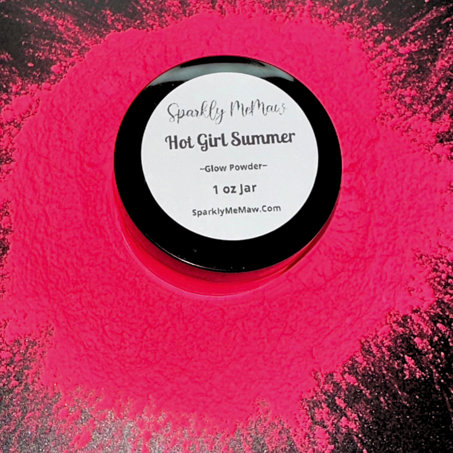 Hot Girl Summer Custom Glow in the Dark Glow Powder