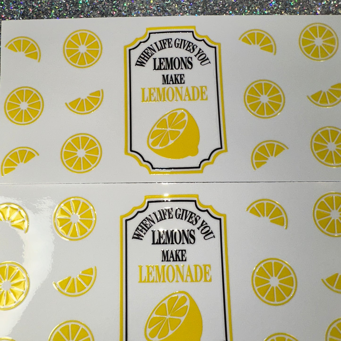 When Life Gives You Lemons UV DTF Wrap