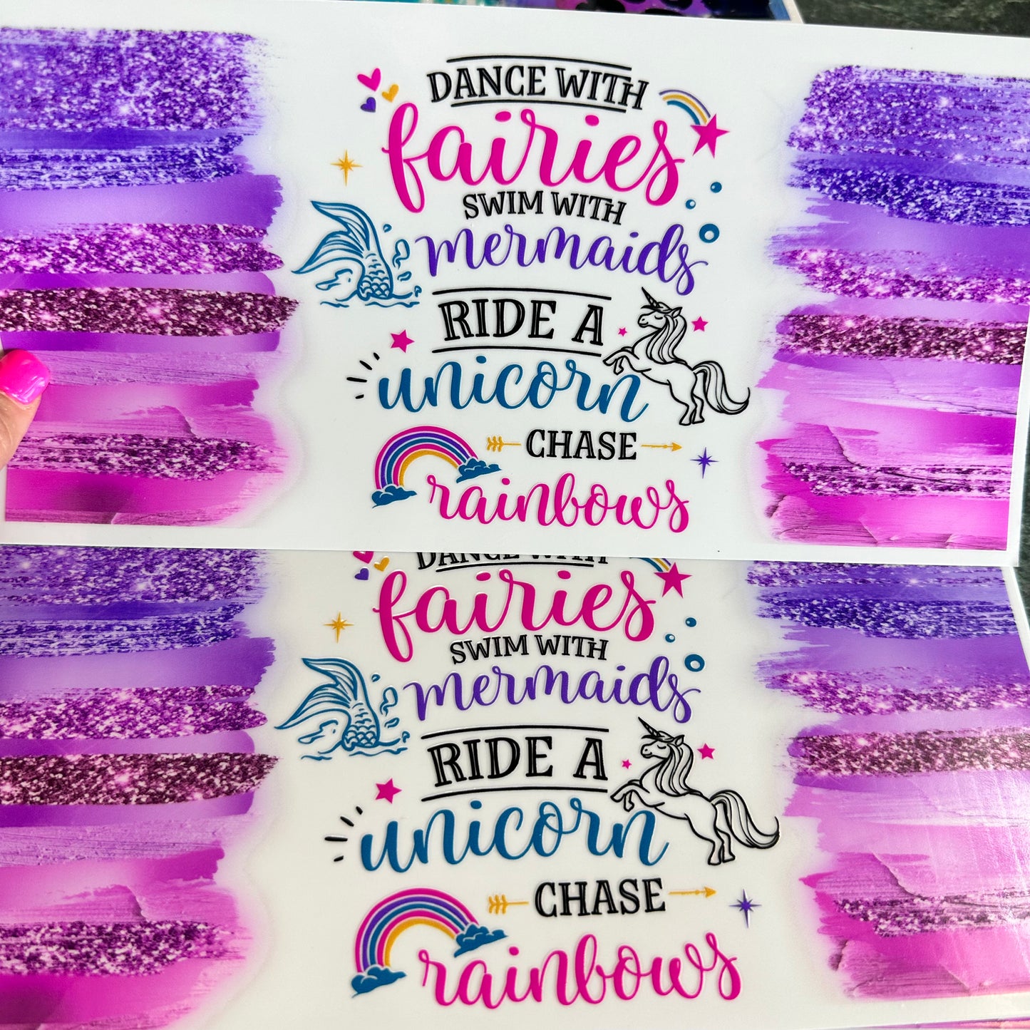 Dance With Fairies UV DTF Wrap