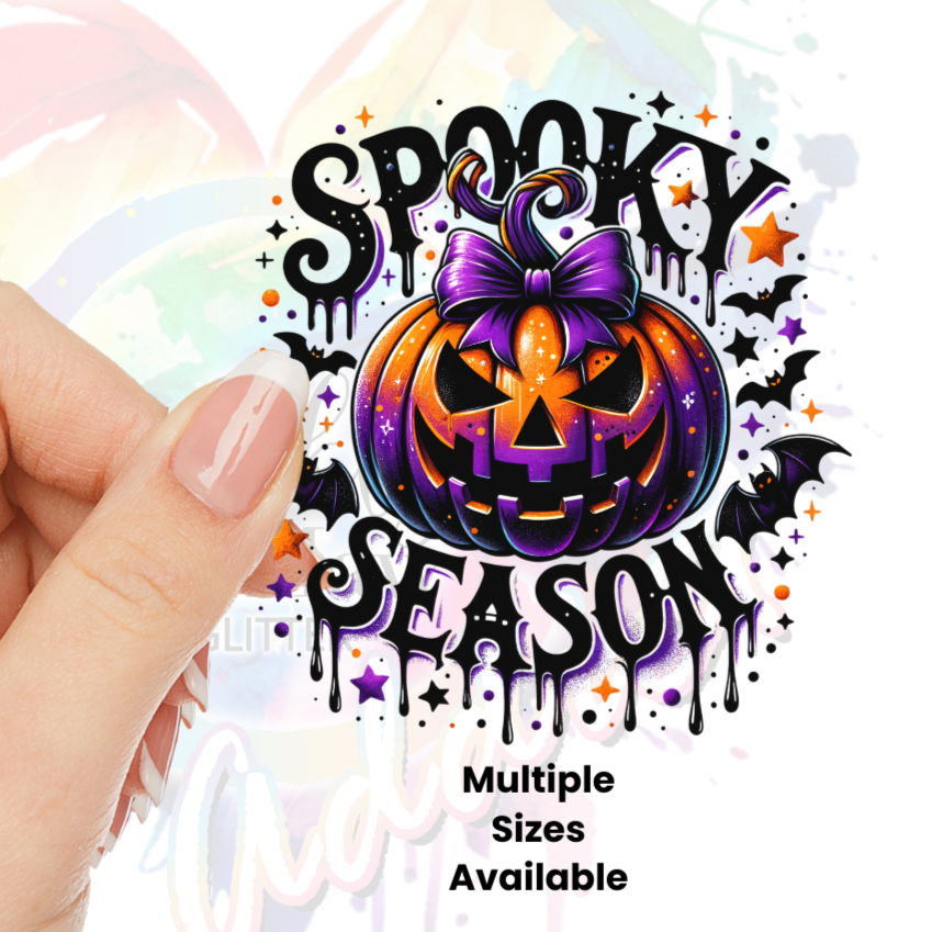 Spooky Season-Halloween UV DTF Decal