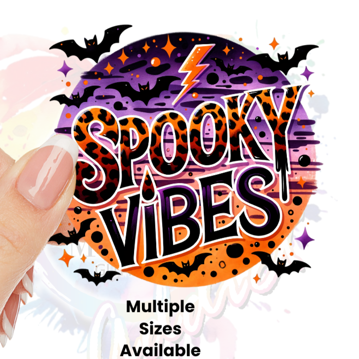 Spooky Vibes #3 UV DTF Decal