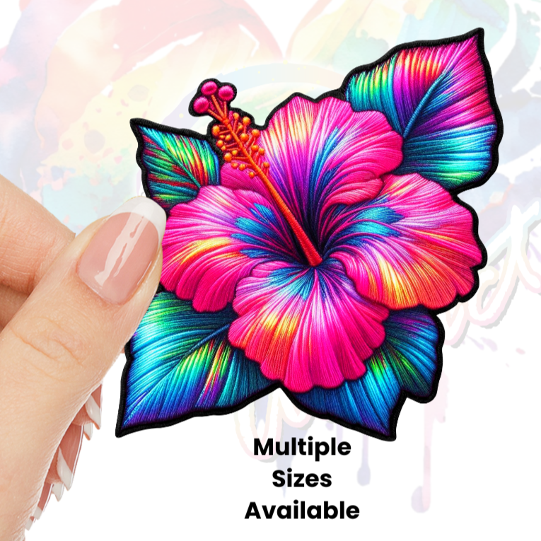 Hibiscus UV DTF Decal