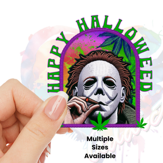 Happy HalloWeed M UV DTF Decal