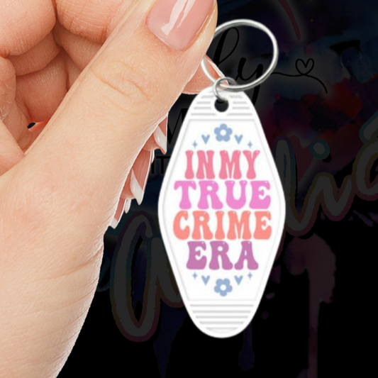 In My True Crime Era Key Chain Decal