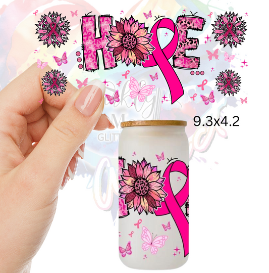 Hope for a Cure UV DTF Wrap