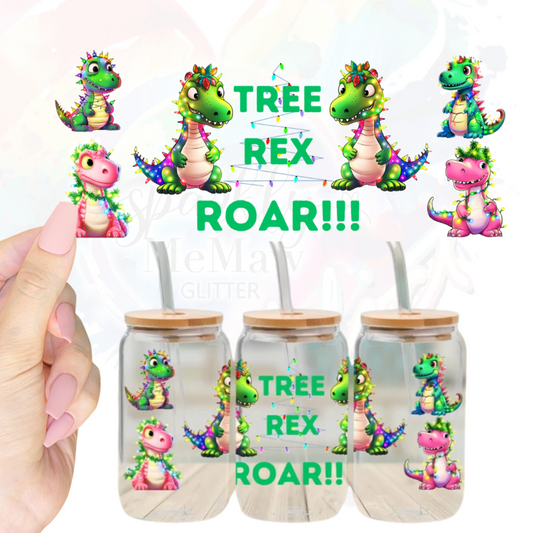 Tree rex Roar UV DTF Wrap